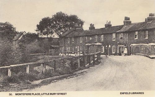 Littlebury Street Enfield Vintage View Photo Postcard