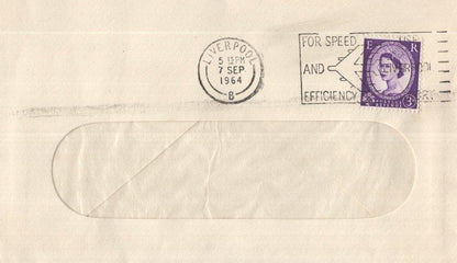 Liverpool Plane For Speed Slogan Rare 1964 Aircraft Bank Of Africa