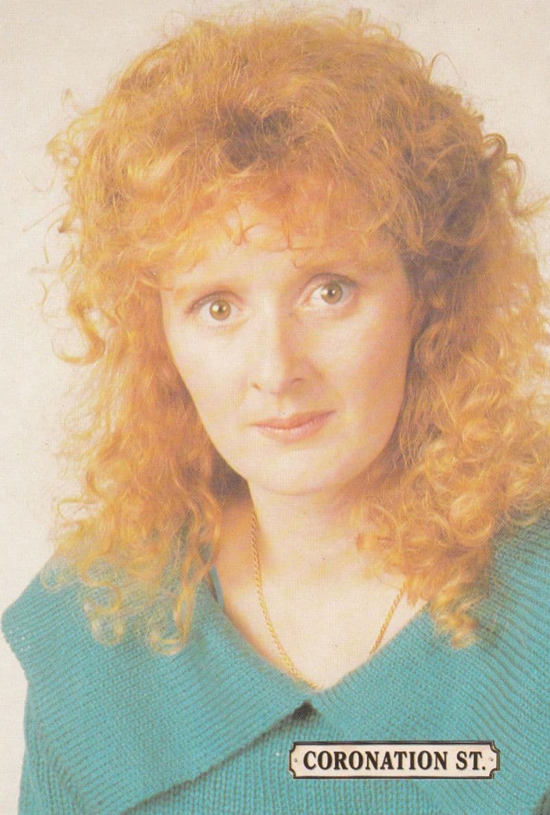 Liz McDonald Beverley Callard Rare 1990 Coronation Street Granada Postcard