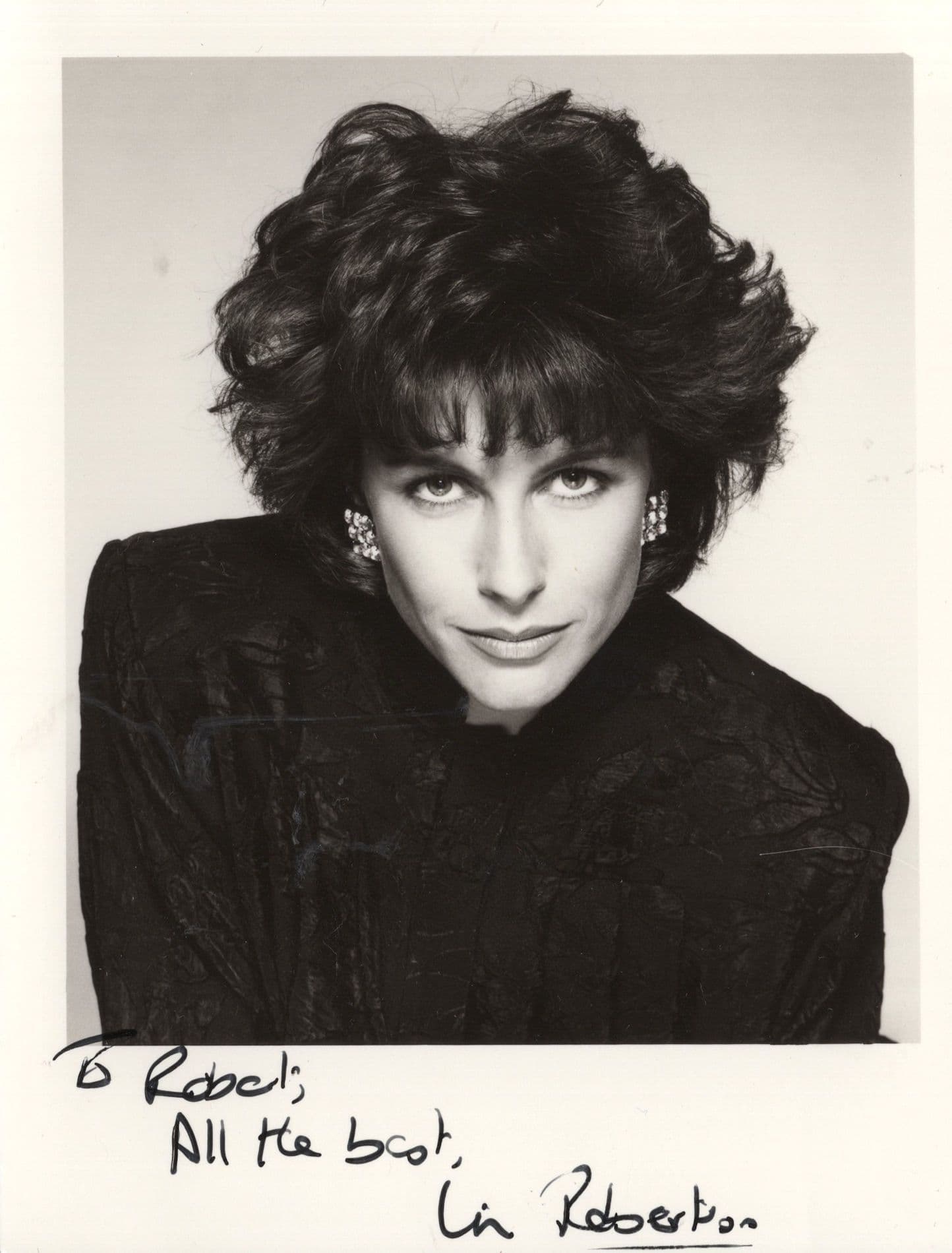 Liz Robertson of Alan Lerner Phantom Of The Opera Hand Signed Photo