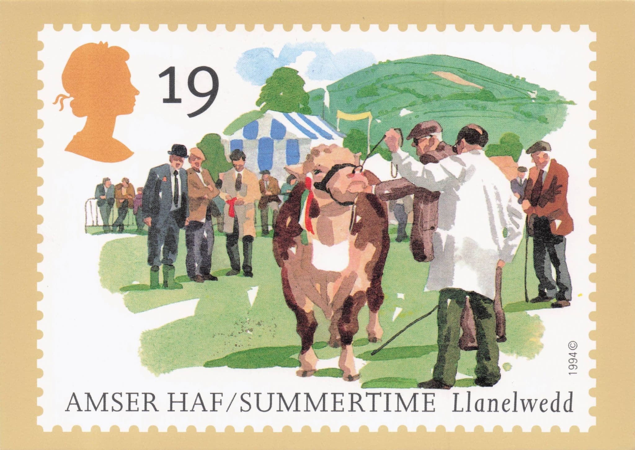 Llanelwedd Summer Show Amser Haf Welsh Painting Postcard