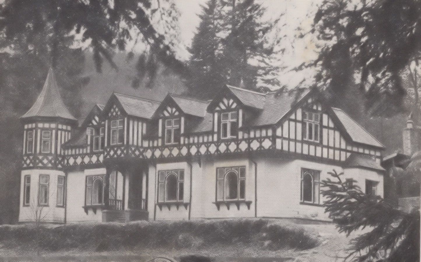 Lledr Hall Pontypant Dolwyddelan Welsh Postcard
