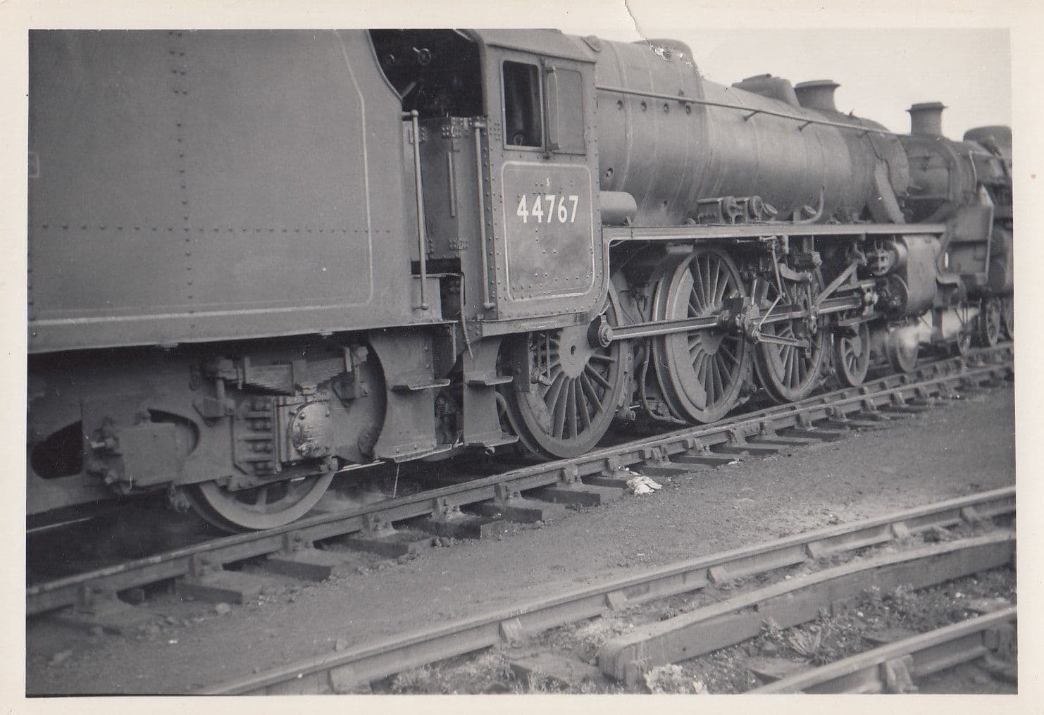 LMS Class 4-6-0 Number 44767  Vintage Train Photo