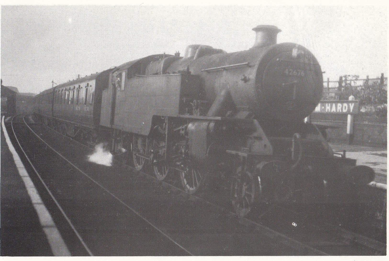 LMS Tank Engine 42676 Stockport Train at Chorlton Cum Hardy Station Postcard