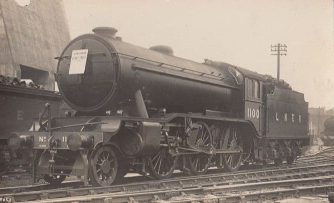 LNER 1100 Engine Train Vintage Railway Real Photo Postcard