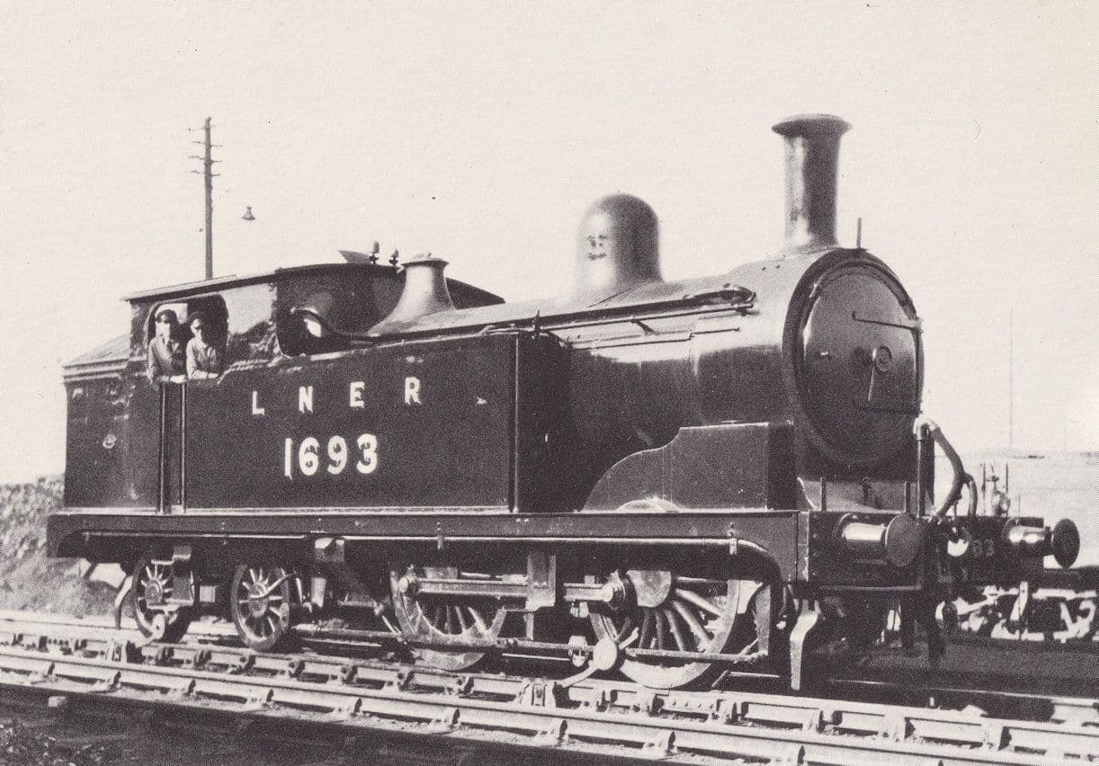 LNER 1693 Train & Driver Postcard