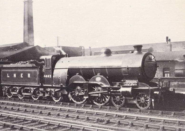 LNER 4443 Train Postcard