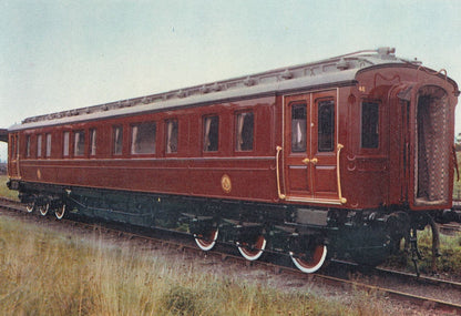 LNWR Royal Saloon 4x Train Postcard s