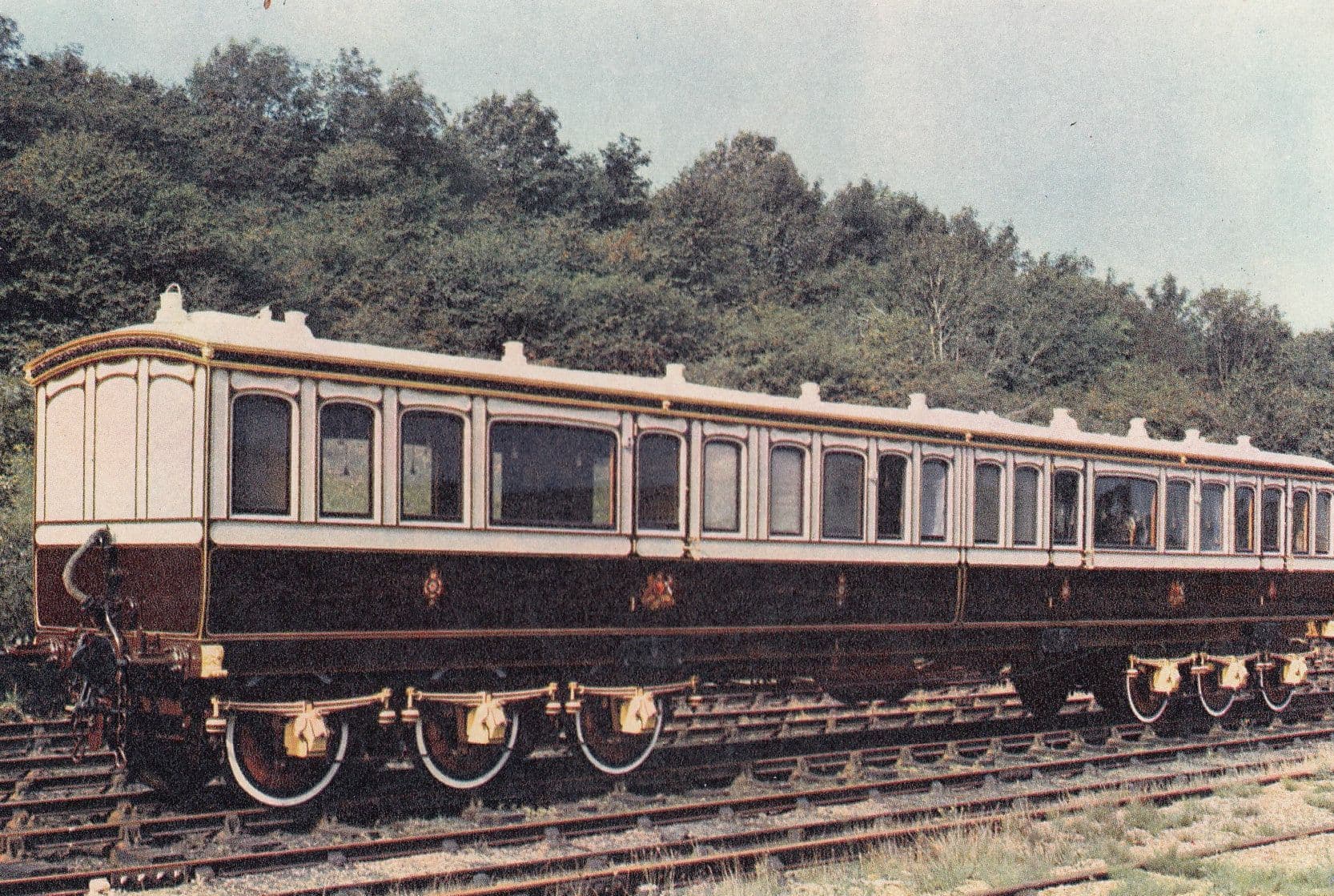 LNWR Royal Saloon 4x Train Postcard s