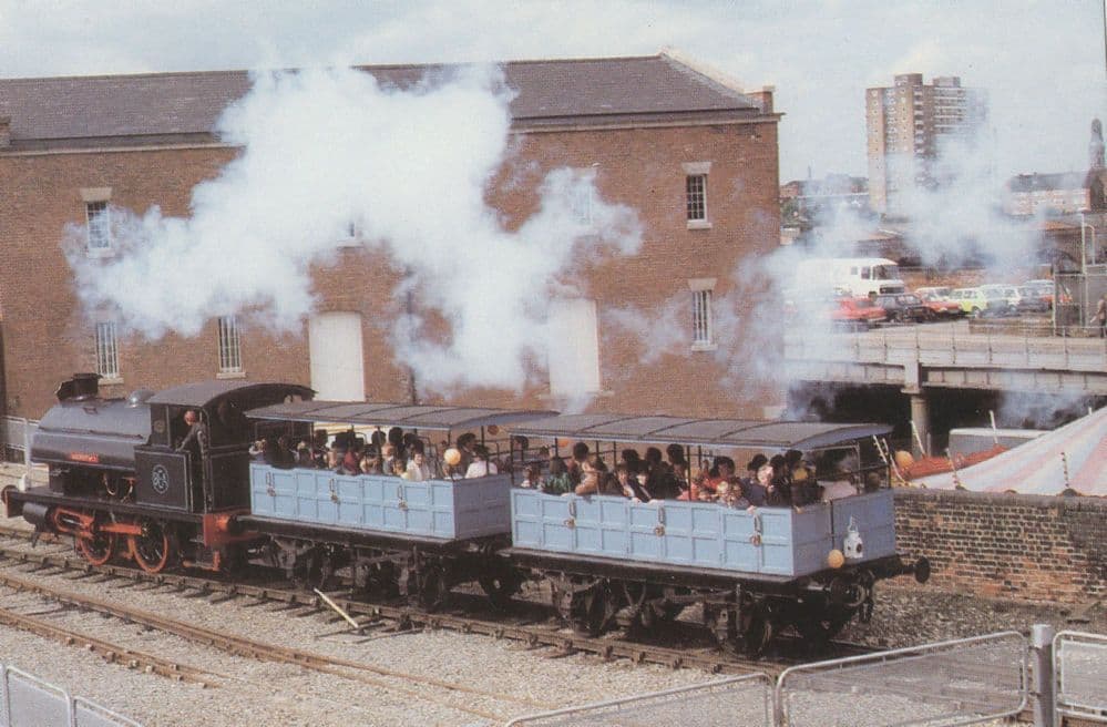 Locomotive Agecroft Manchester Train Science Museum Postcard