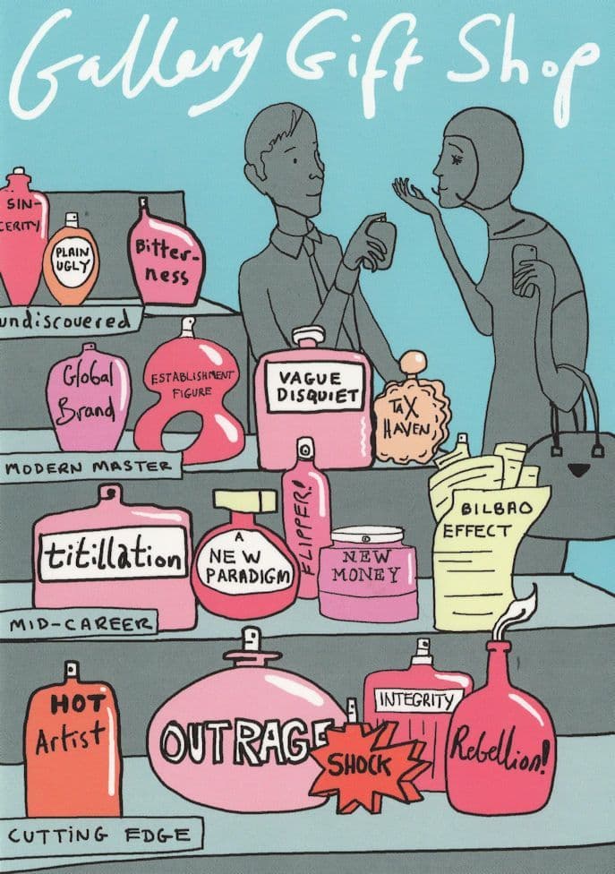 London Art Gallery Extreme Perfumes Gift Shop Advertising Postcard