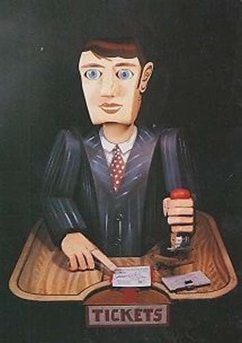 London Covent Garden Theatre Concert Box Agent Stamper Waxwork Fashion Postcard