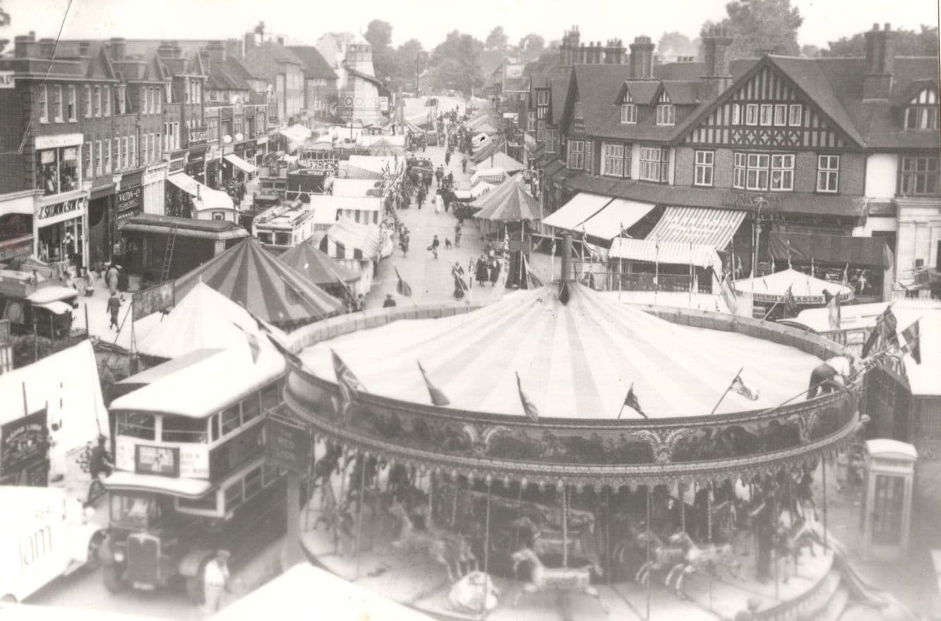 London J Salmon & Sons Bus Fair Big Dipper Fairground Society Photo