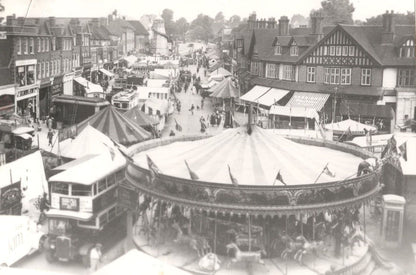 London J Salmon & Sons Bus Fair Big Dipper Fairground Society Photo