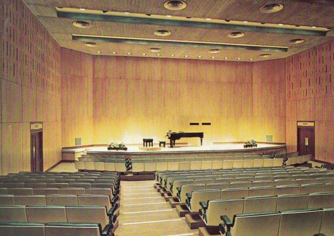 London Lambeth South Pank Purcell Theatre Room Platform Postcard