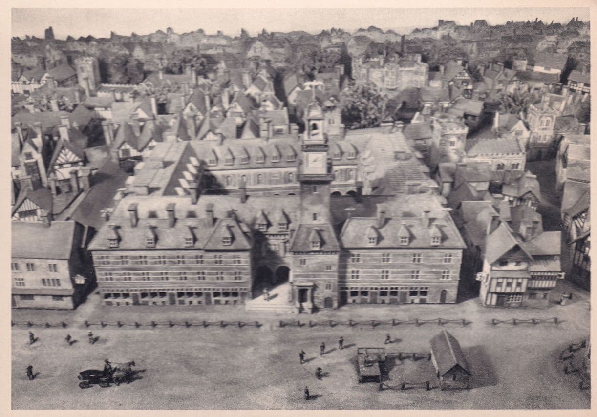 London The Royal Exchange Antique Model Rare Museum Postcard