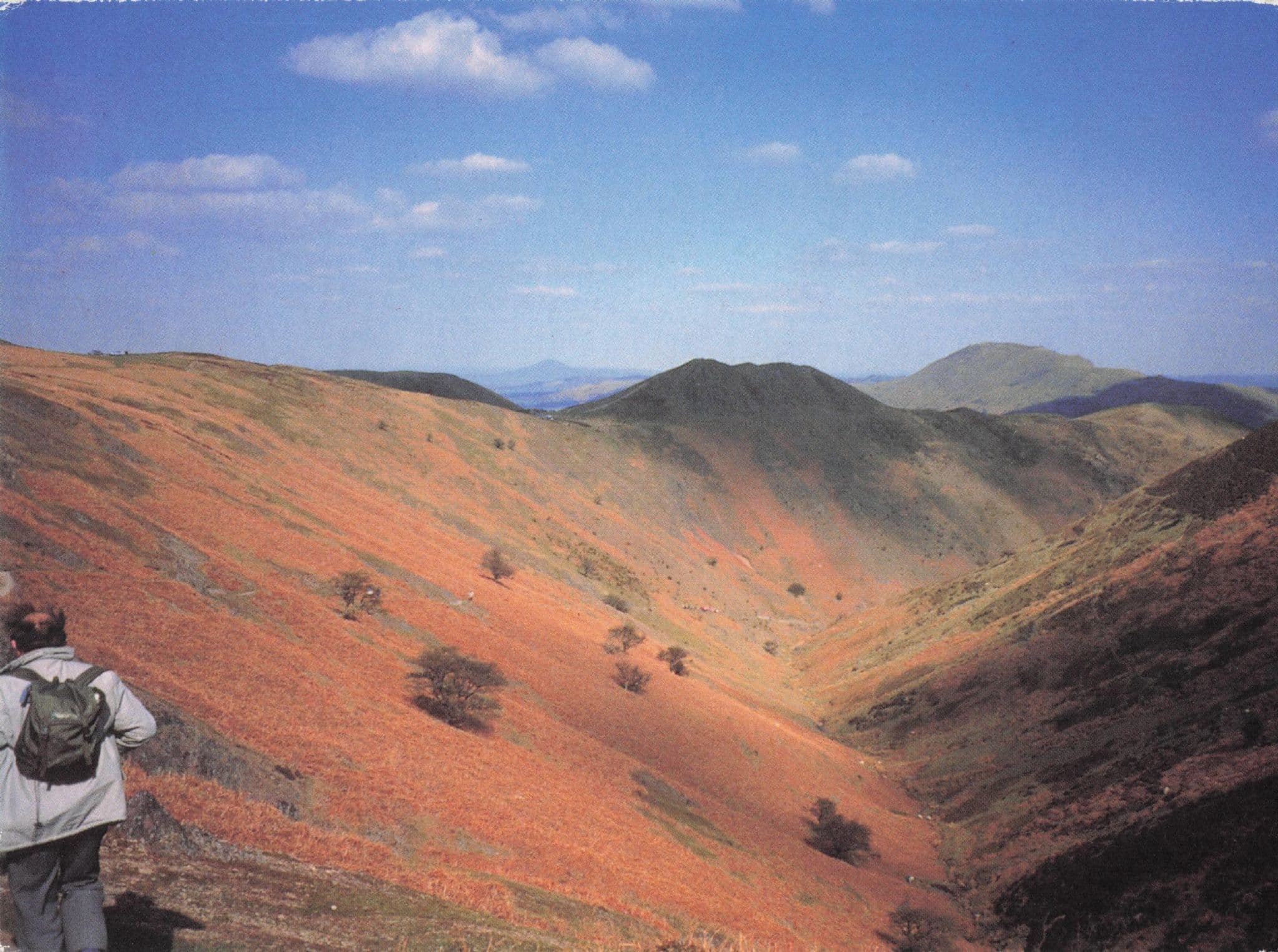 Long Wynd Wrekin Hills Backpacker Shropshire Womens Institute Postcard