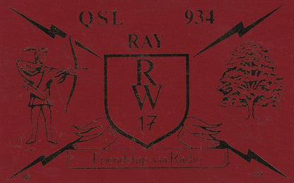 Longold Worksop Nottingham Friendship In Radio QSL Card