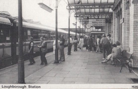 Looughborough Train Railway Station 2x Rare Postcard s