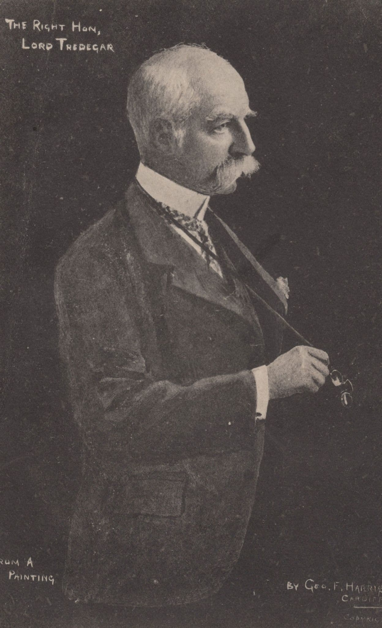 Lord Baron Tredegar Wales Welsh Politician Antique Postcard