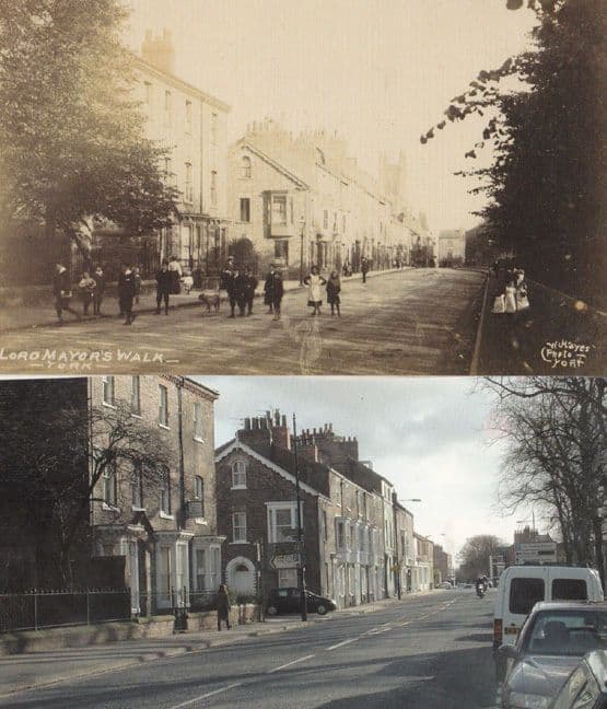 Lord Mayors Walk 2x York Large Postcard s