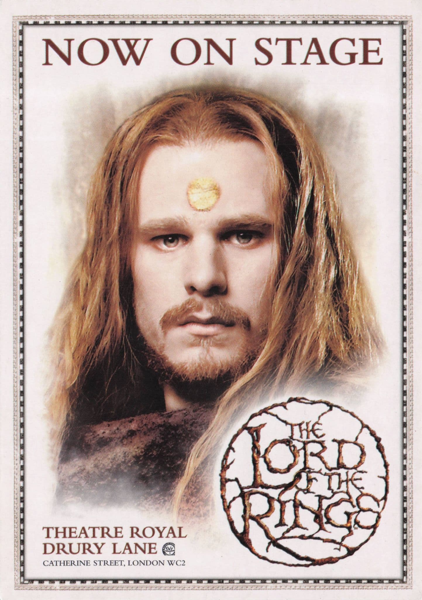 Lord Of The Rings Theatre Royal Arrival In London Rare Postcard