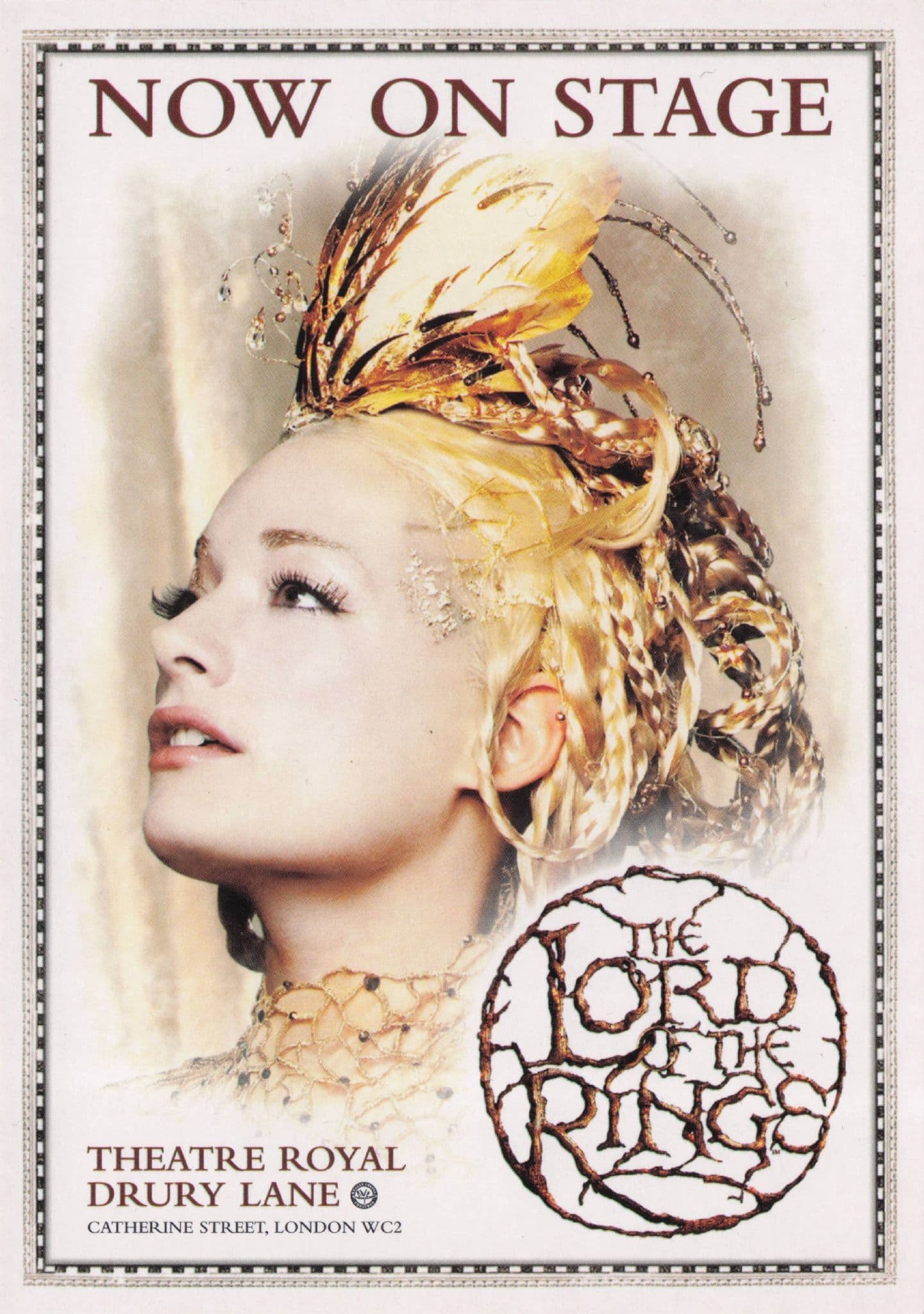 Lord Of The Rings Theatre Royal Arrives In London Rare Postcard