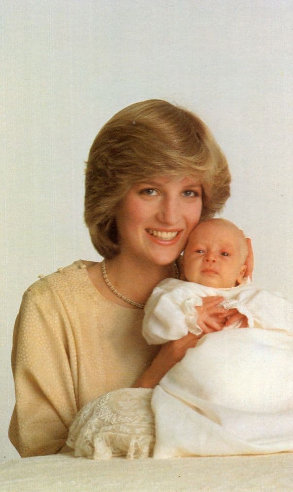 Lord Snowdon A Portrait Of Mother & Child Princess Diana Postcard