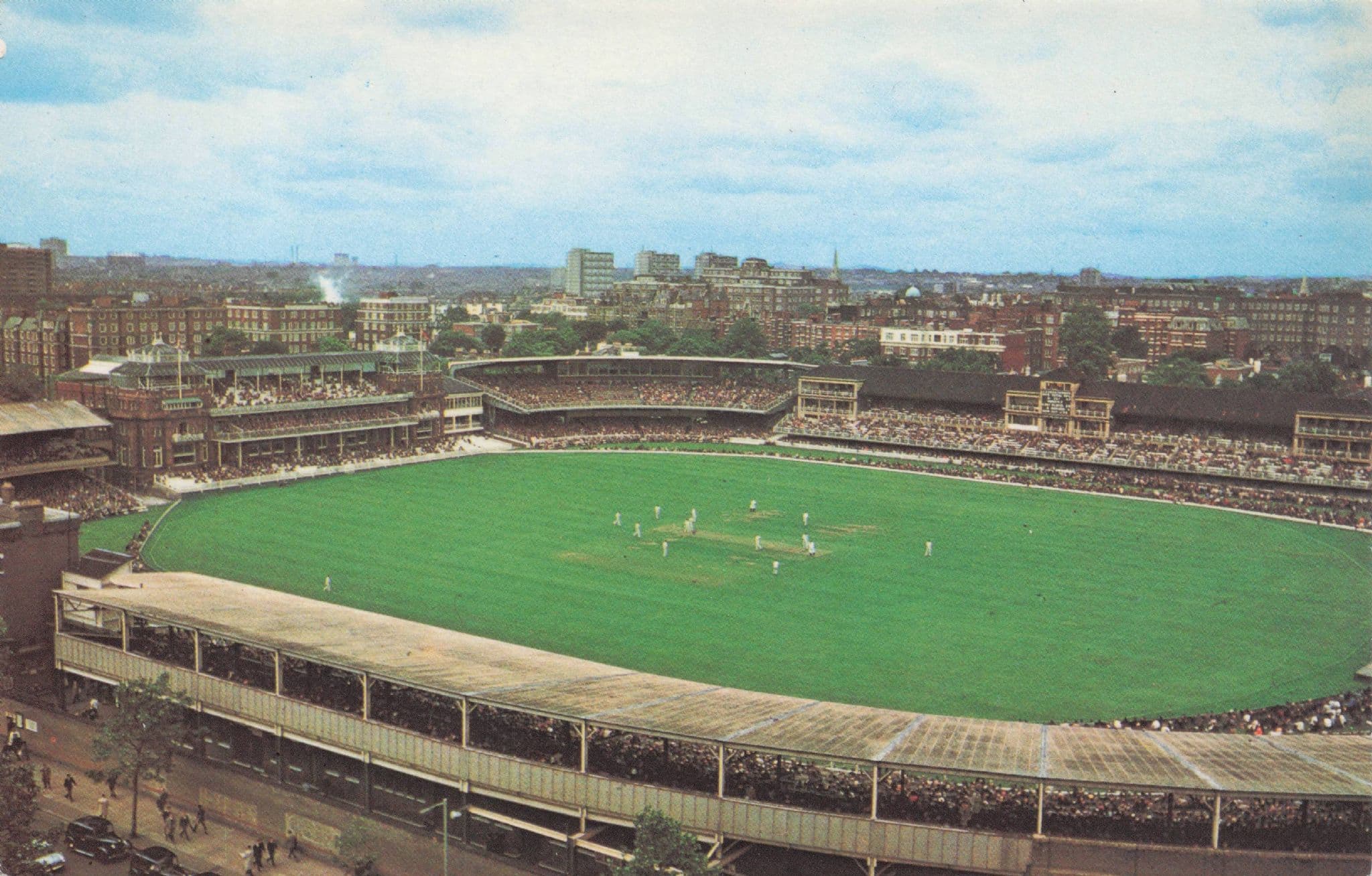 Lords Cricket Ground Panoramic 1970s View Photo Postcard