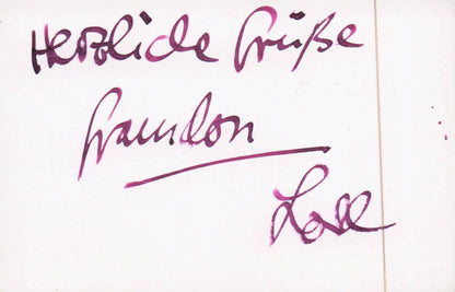 Lore Richter Betty's Diagnose Film Actress 2x Hand Signed Autograph s
