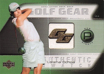 Lorena Ochoa Golf Gear Real Player Shirt Swatch Upper Deck Card