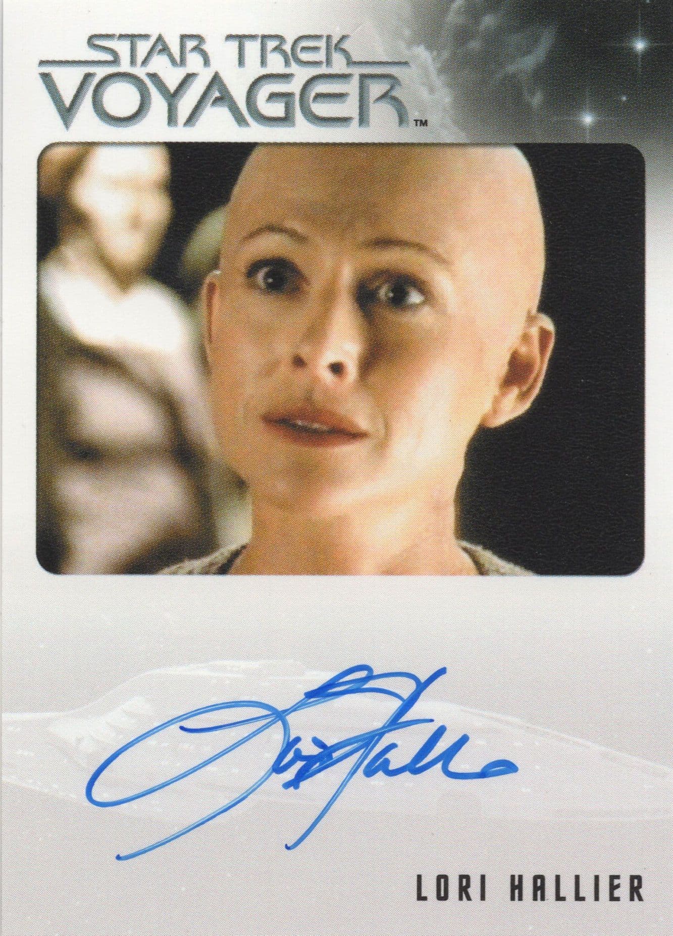 Lori Hallier Star Trek Voyager Hand Signed Autograph Card