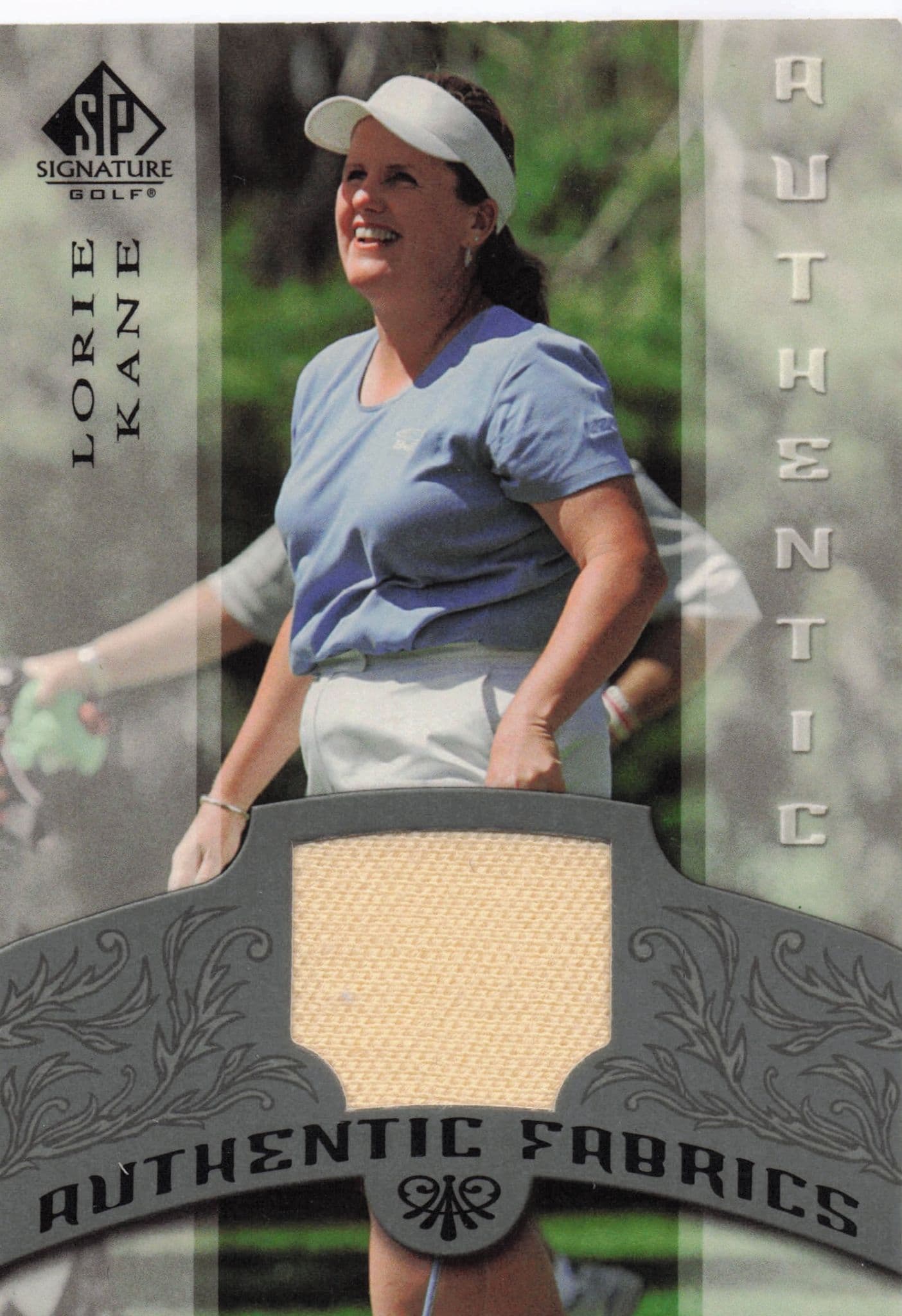 Lorie Kane Authentic Fabrics 2005 SP Golf Upper Deck Worn Shirt Card