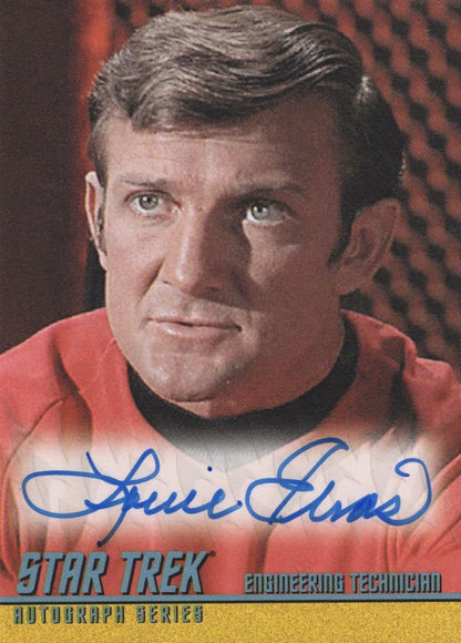 Louie Elias Star Trek Autograph Heroes & Villains Signed Card