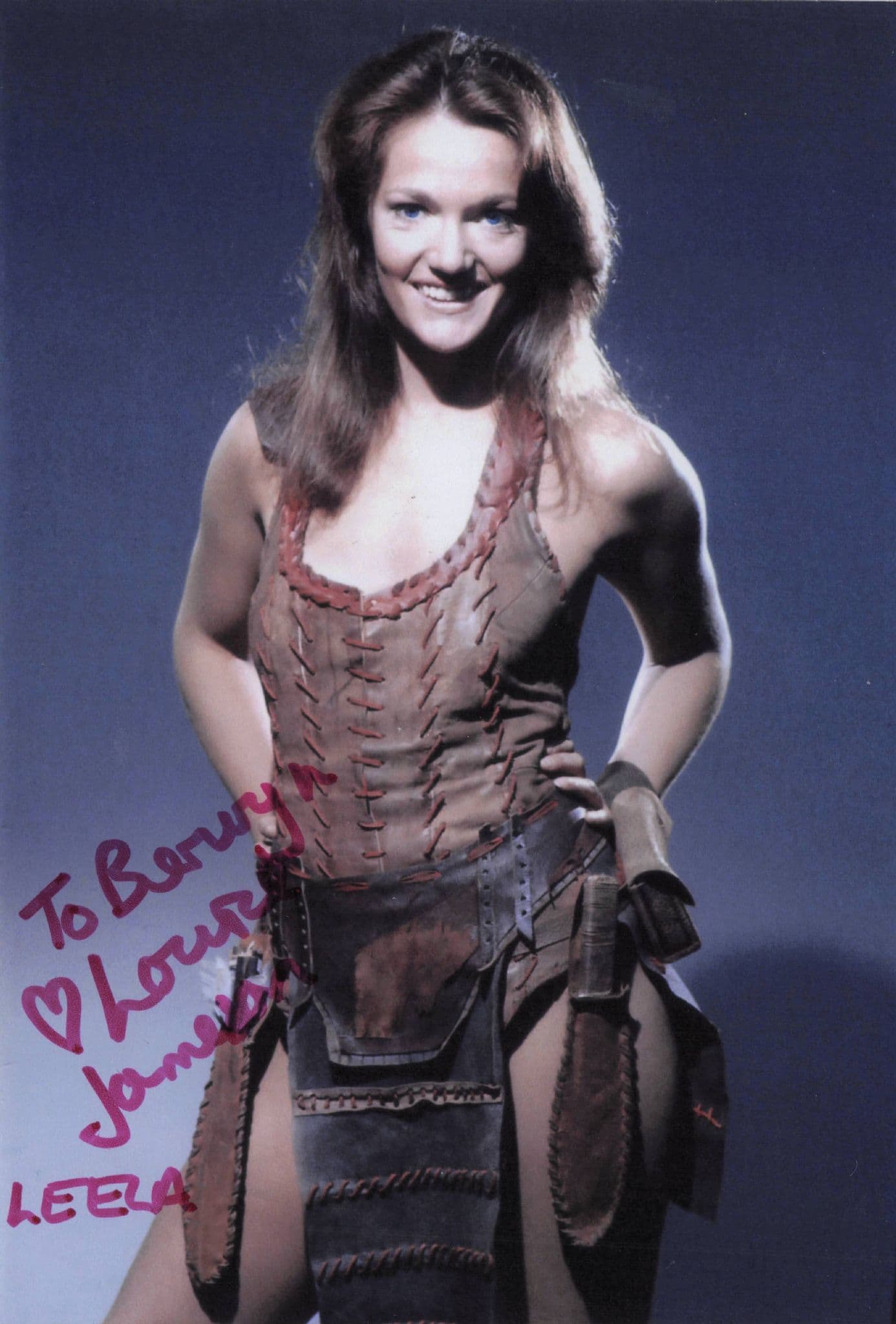 Louise Jameson as Leela Dr Doctor Who Original Hand Signed Photo