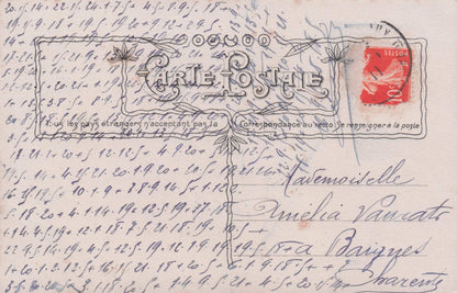 Lovers At Birds House Secret Spy Code Glamour Lady Old Romantic Postcard