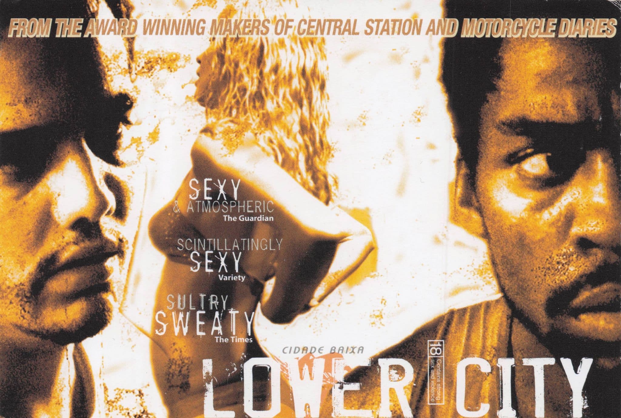 Lower City Alica Braga Wagner Moura Film Advertising Postcard