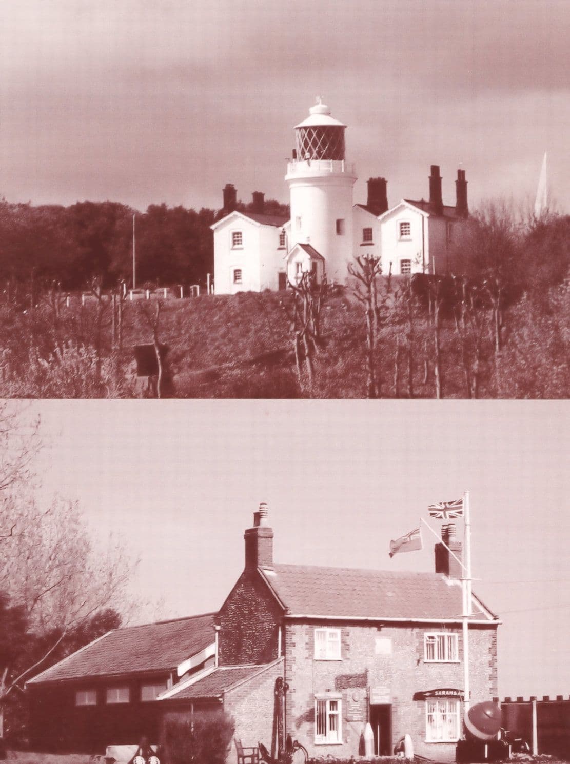 Lowestoft Maritime Museum Lighthouse 2x Rare Postcard s