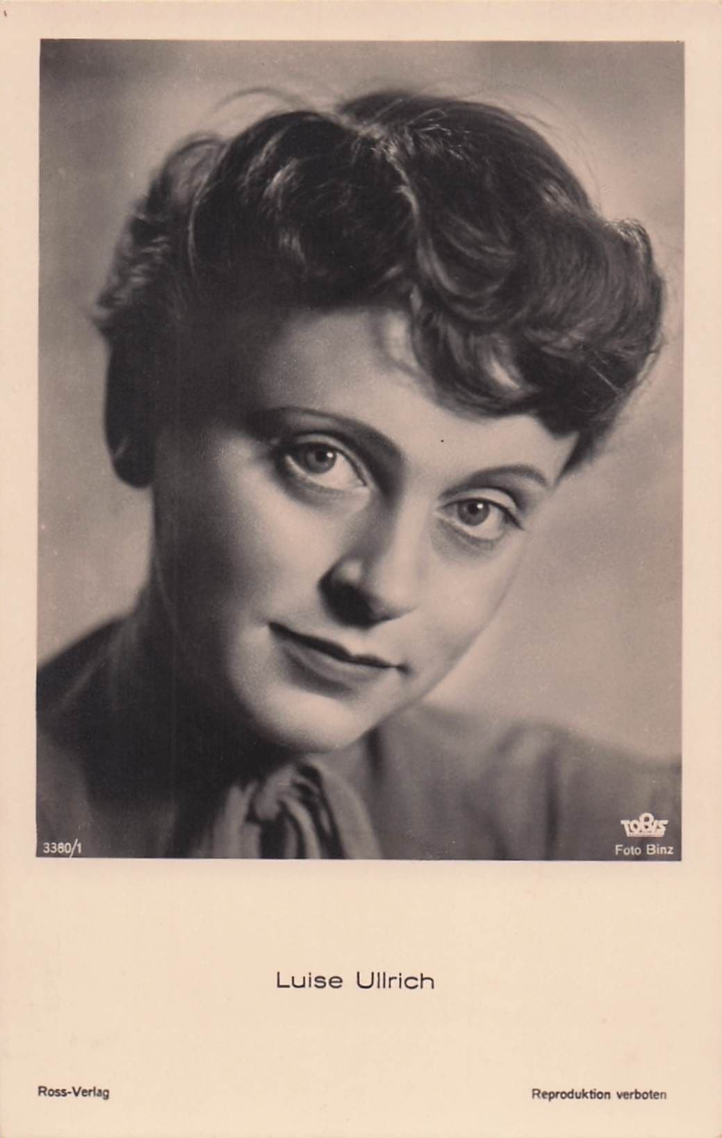 Lucie Ullrich Austrian Film Actress Heinrich Fuchs Old RPC Postcard