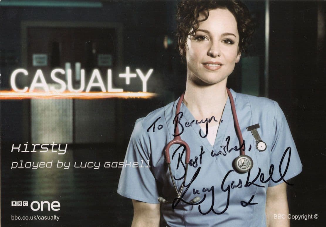 Lucy Goshell as Kirsty in Casualty Hand Signed Cast Photo & MORE