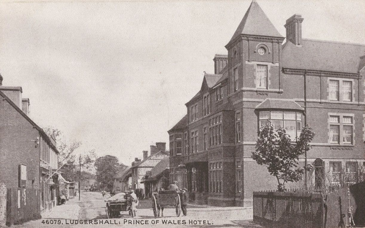 Ludgershall Prince Of Wales Hotel Wiltshire Old Postcard