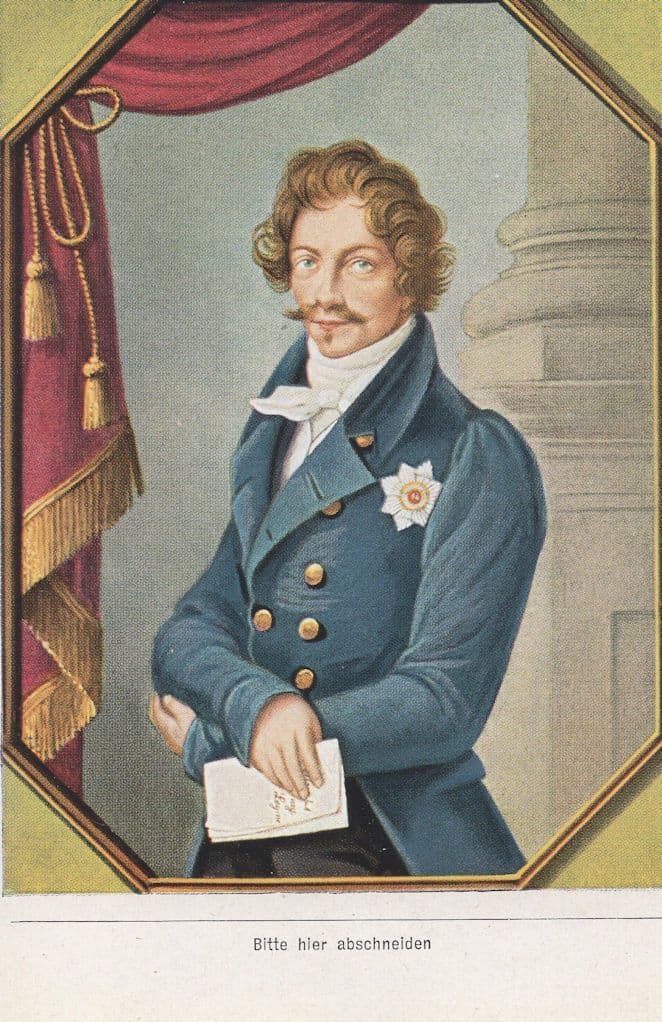 Ludwig L Konig Von Bayern German King Of Bavaria Cigarette Card