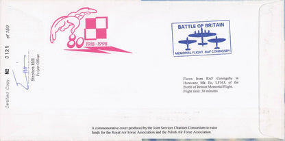 Ludwik Martel Polish WW2 Pilot Poland Ace Veteran Hand Signed FDC