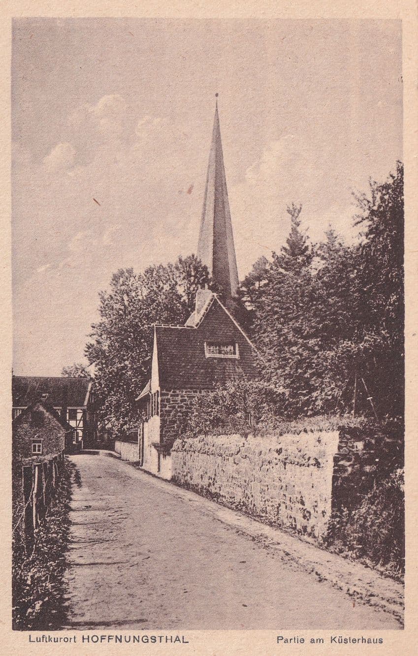 Luftkurort Hoffnungsthal Kuslerhaus Old German Postcard