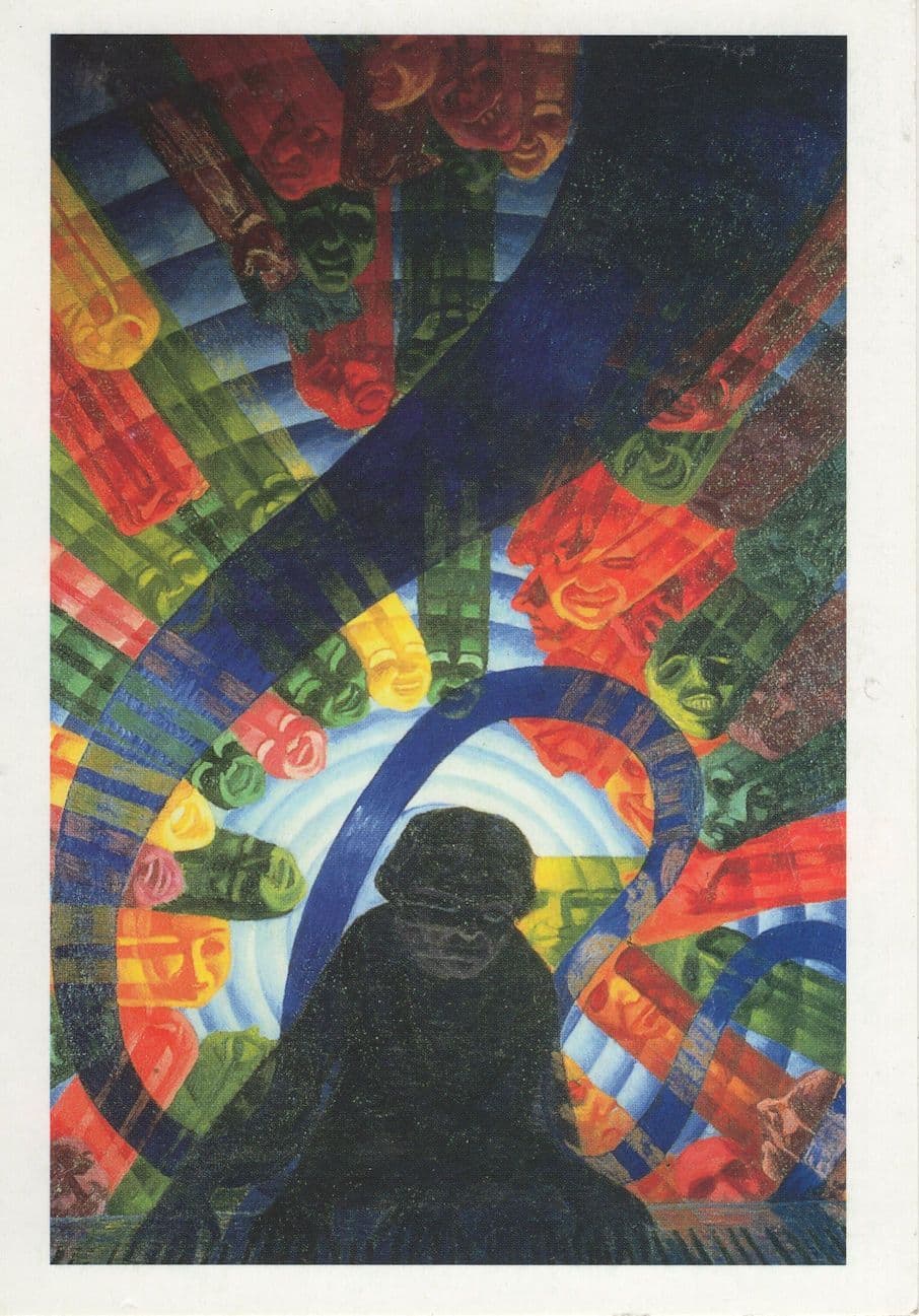 Luigi Russolo Music Art Painting London Gallery Postcard