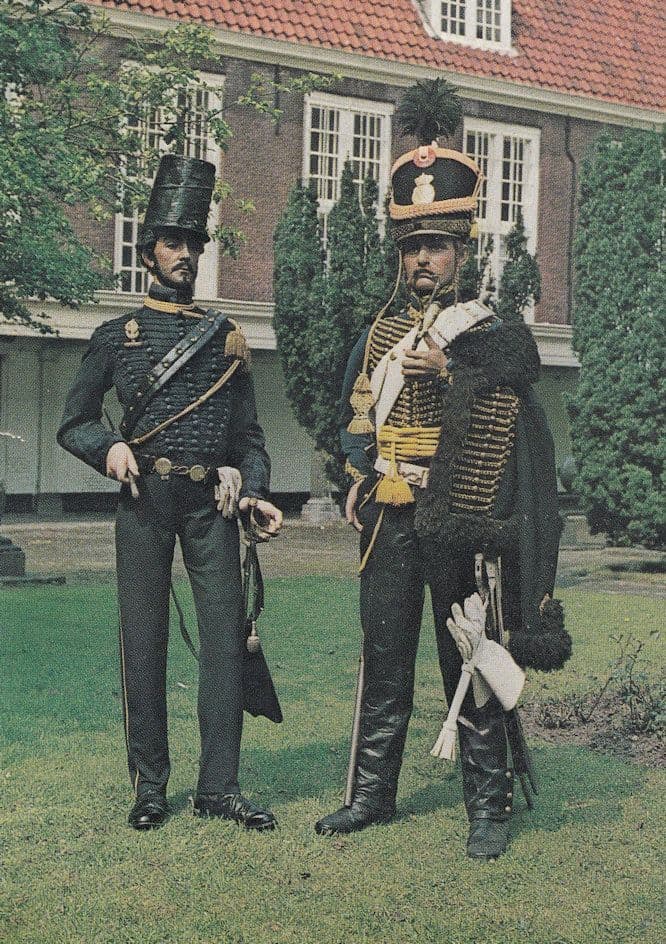 Luitenant Regiment Huzaren Nr 6 Klein Tenue Uniform Dutch War Postcard