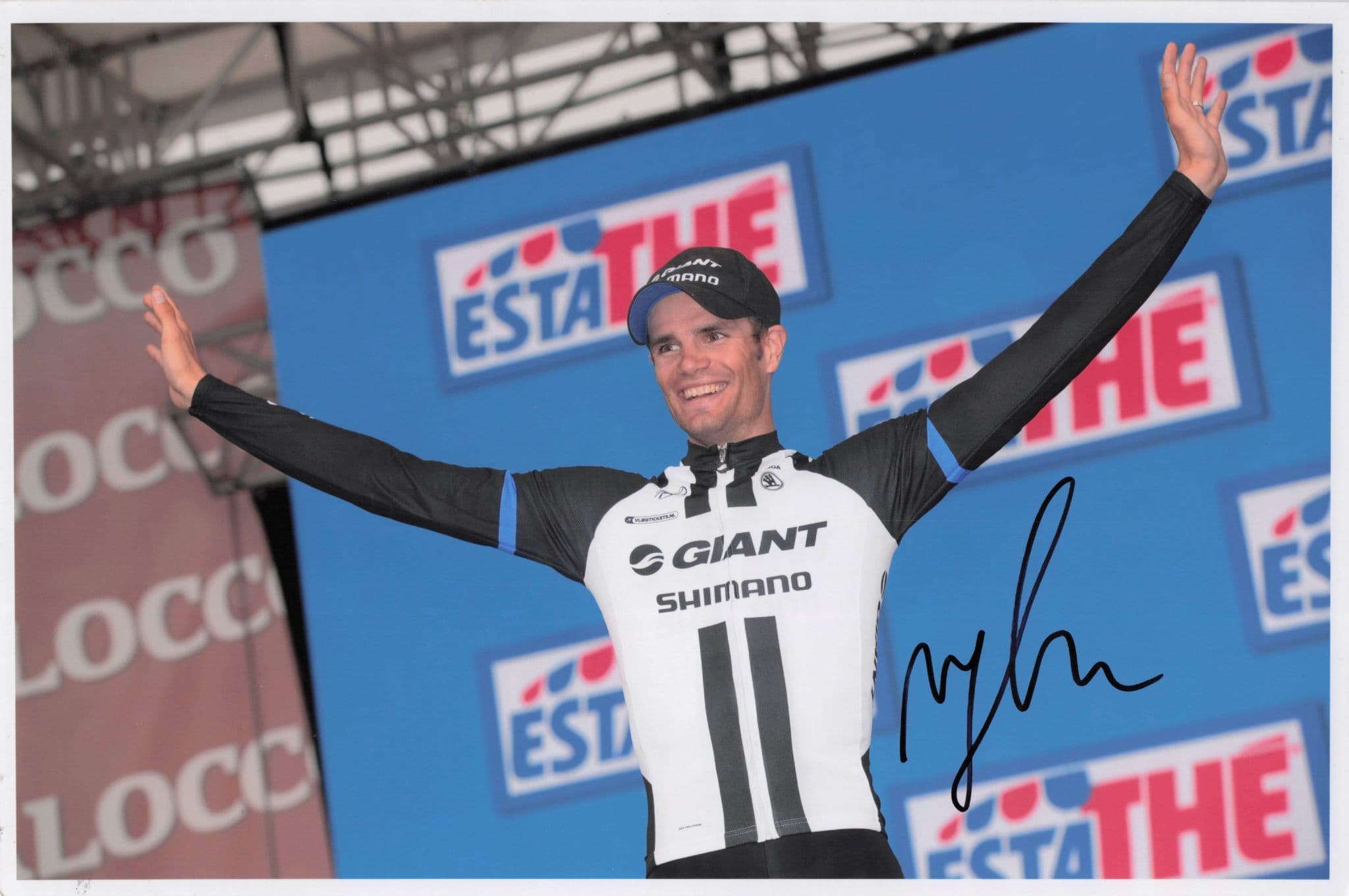 Luka Mezgec Slovenia Pro Cyclist 12x8 Cycling Large Hand Signed Photo