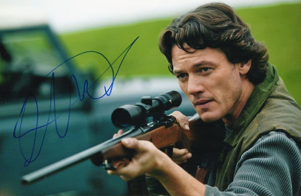 Luke Evans Clash Of The Titans Tolkien The Hobbit 12x8 Hand Signed Photo