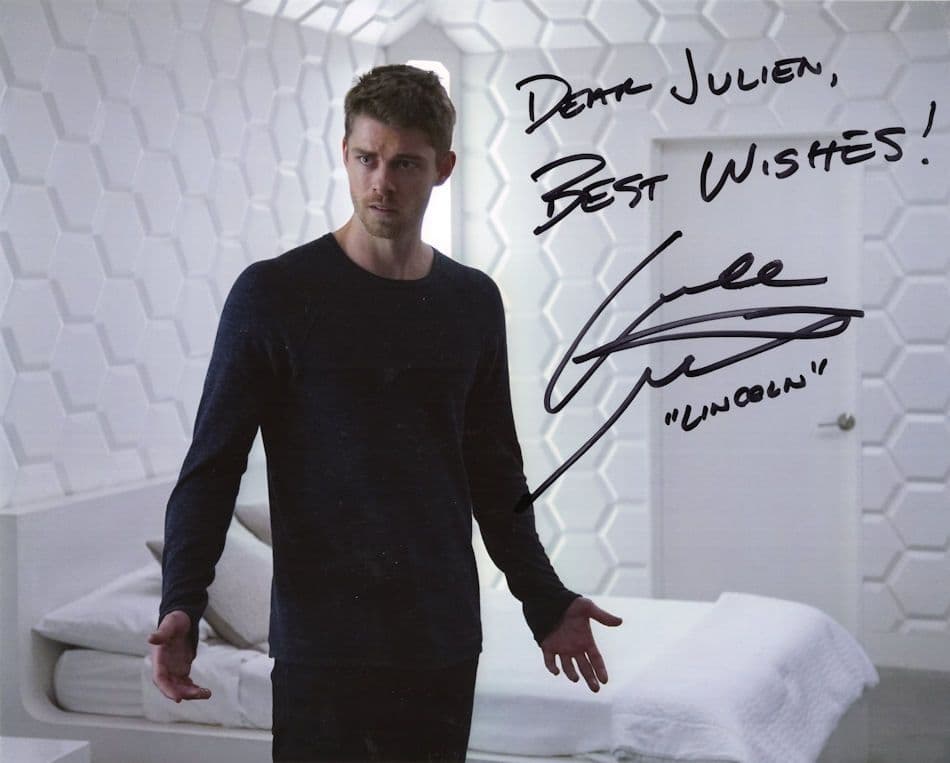 Luke Mitchell as Lincoln Marvel Agents Of Shield Large Hand Signed Photo