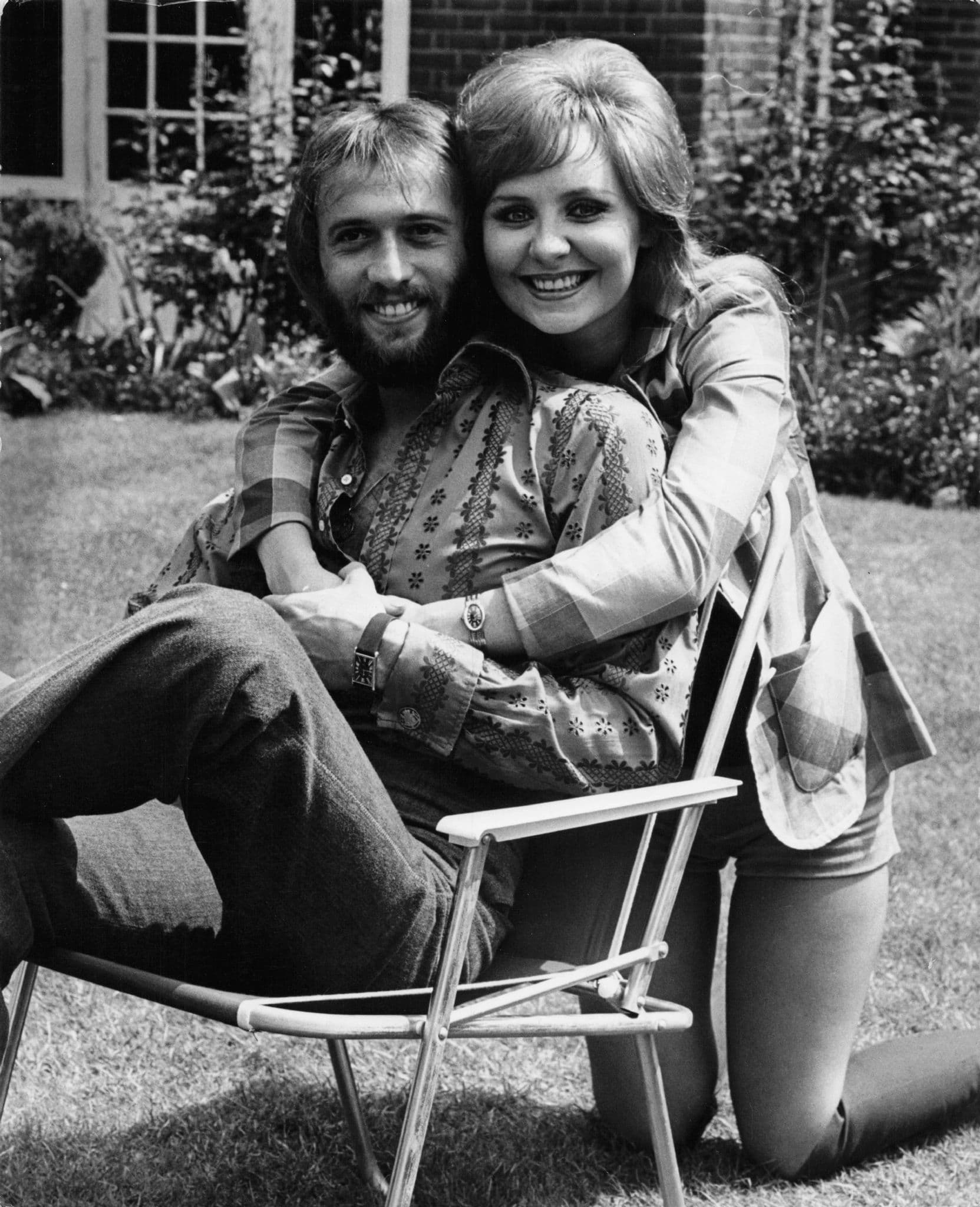 Lulu & Bee Gees Husband Maurice Gibb at Hampstead Home Press Photo